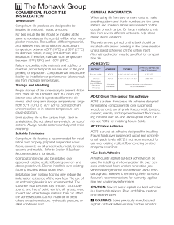 com. install procedures/tile