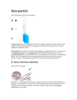 Beta particle