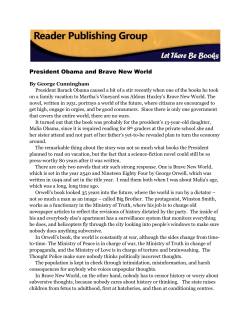 President Obama and Brave New World