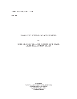 Atoll Research Bulletin No. 560