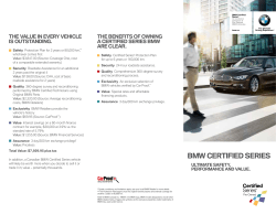 Certified Series MY2011+