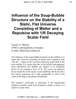 Influence of the Soup-Bubble Structure on the Stability of a