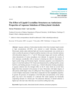 The Effect of Liquid Crystalline Structures on Antiseizure Properties