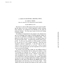 hag the tissues of the foot~ in which suppurative nodular