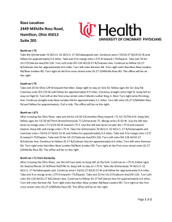 Printable Directions