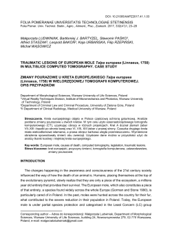 FOLIA POMERANAE UNIVERSITATIS TECHNOLOGIAE