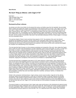 Final PDF - Critical Studies in Improvisation