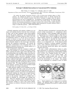 Entropic Colloidal Interactions in Concentrated DNA Solutions