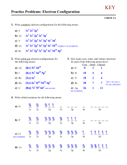Electron Configuration