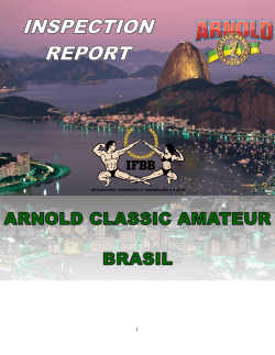 5th Annual Arnold Amateur