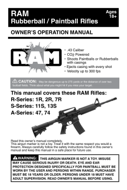 Rubberball / Paintball Rifles