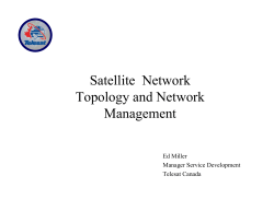 Satellite Network Topology and Network Management