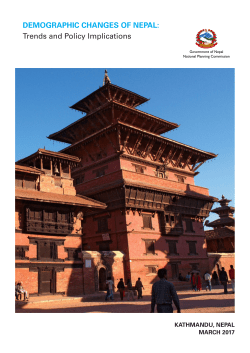 DEMOGRAPHIC CHANGES OF NEPAL