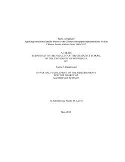 Party or Market? Applying transitional media theory to the Chinese