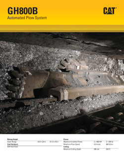 Specalog for GH800B Automated Plow System AEHQ7340-00