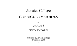 8th Grade - Jamaica College
