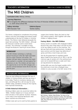 The Mill Children A4 sheets