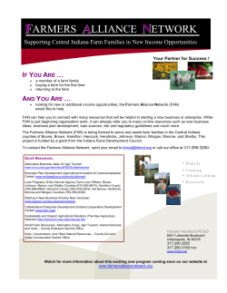 farmers alliance network - flyer