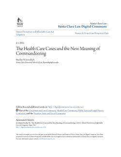 The Health Care Cases and the New Meaning of Commandeering