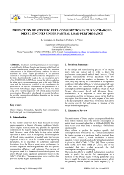 predict the specific fuel consumption