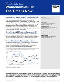 Womenomics 3.0: The Time Is Now