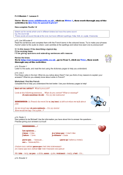 Fr8 Module 1 Lesson 5