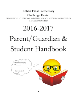 RobertFrost/Challenge Center Hadbook 2016-2017
