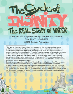 Know Your H20 - Cycle of Insanity1: The Real Story of Water FINAL