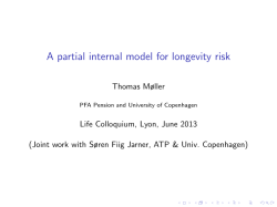 Presentation - International Actuarial Association