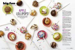 apple lollipops!