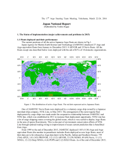 Japanese national report