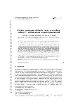Analytical approximate solutions for conservative nonlinear