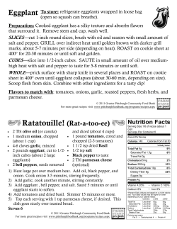 Eggplant - Greater Pittsburgh Community Food Bank