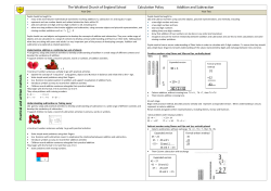 Addition And Subtraction 2015
