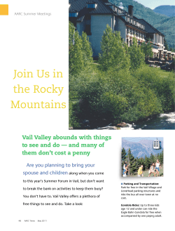 Join Us in the Rocky Mountains