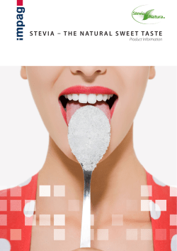 Brochure - Stevia 04_2012