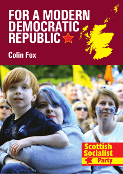 For a Modern Democratic Republic