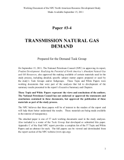 3-4 Transmission Natural Gas Demand Paper