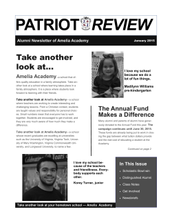 2015 January - Amelia Academy