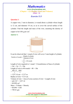 Exercise 13.5 - Tiwariacademy.net