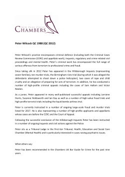 Full CV - New Park Court Chambers