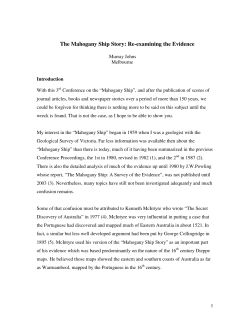 The Mahogany Ship Story: Re-examining the