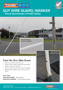 guy wire guard/marker