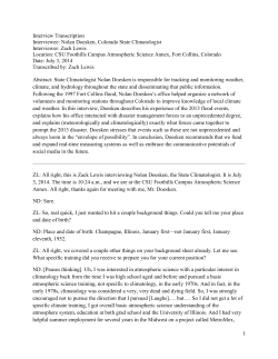 DoeskenNolanTranscript - Colorado State University