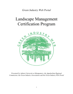 Landscape Management Certification CRI Guide