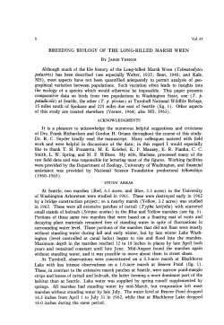 Breeding Biology of the Long