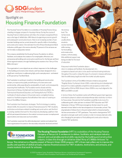 Housing Finance Foundation