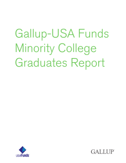 Gallup-USA Funds Minority College Graduates Report
