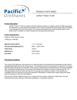 UrePac Bond 10 240 - Pacific Urethanes