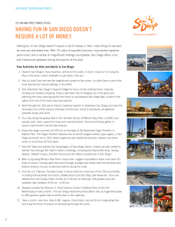 having fun in san diego doesn`t require a lot of money.